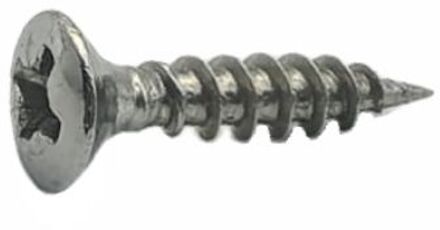 Sencys Universele Schroef Rvs Ronde Kop Pozi - 4x20mm - 20 Stuks