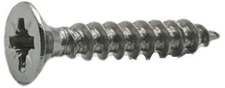 Sencys Universele Schroef Rvs Verzonken Kop Pozi - 4x25mm - 100 Stuks