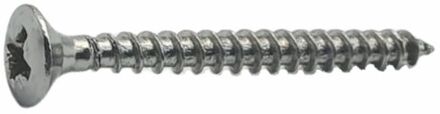 Sencys Universele Schroef Rvs Verzonken Kop Pozi - 4x40mm - 10 Stuks