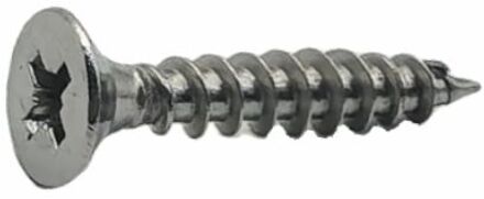 Sencys Universele Schroef Rvs Verzonken Kop Pozi - 5x30mm - 10 Stuks