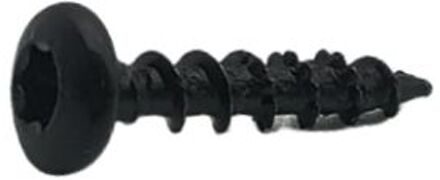 Sencys Universele Schroef Zwart Ronde Kop Torx - 4x20mm - 30 Stuks