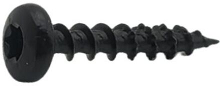 Sencys Universele Schroef Zwart Ronde Kop Torx - 5x30mm - 20 Stuks