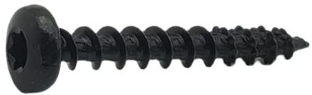 Sencys Universele Schroef Zwart Ronde Kop Torx - 5x40mm - 15 Stuks