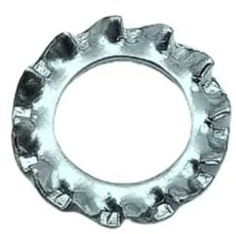 Sencys Veerring - Zwart Staal - M6 - 60 Stuks