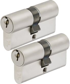 Sencys Veiligheidscilinder 30/30 Mm Skg** - Met Boorbeveiliging - Met Gevarenfunctie - 3 Sleutels - Set Van 2