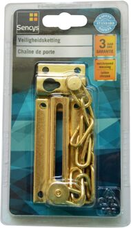 Sencys Veiligheidsketting Verchroomd Staal Messing