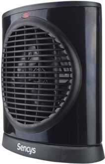 Sencys Ventilatorkachel Ip21 - 2000w - Zwart - 2 Standen