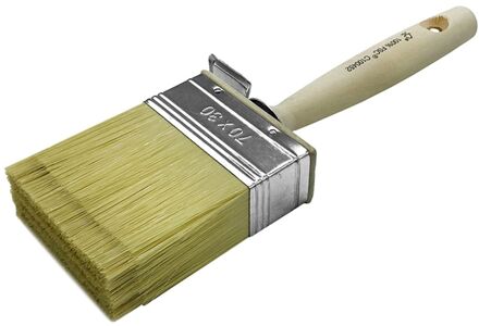 Sencys Verfborstel Hout Metaal 3x7cm