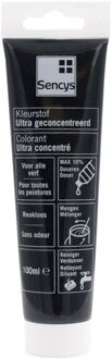 Sencys Verfkleurstof Zwart 100ml