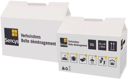 Sencys Verhuisdoos 50l - 1 Stuk