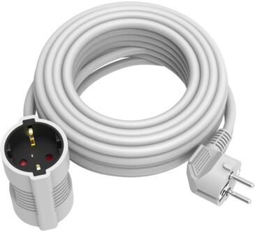 Sencys Verlengsnoer 2-voudig - 5 Meter - Wit