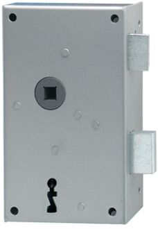 Sencys Verticaal Oplegslot Rechtsdraaiend 'm981' Staal Grijs 57 X 50 Mm