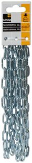 Sencys Verzinkte Stalen Ketting - Staal - Verzinkt - 3x16mm - 2,5m