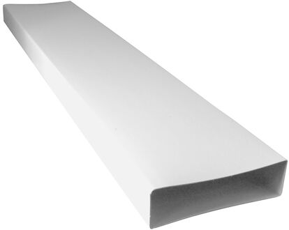 Sencys Vlakkanaal 110x55mm Luchtbuis 100cm Kunststof