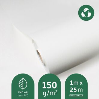 Sencys Vliesbehang Overschilderbaar Renovatie 150gr - Wit - 25m X 100cm