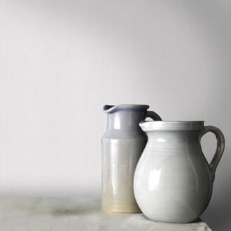 Sencys Vliesbehang Overschilderbaar Stitch - Wit - 10,00m X 52cm