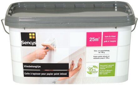 Sencys Vliesbehanglijm Kant-en-klaar Behanglijm - Wit - 5kg