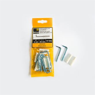 Sencys Vollewandplug Ob51 Nylon - Diam. 6x30mm - 10 Stuks