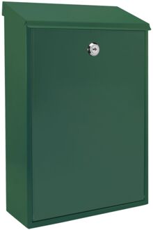 Sencys Wandbrievenbus 70 - Staal - Groen - 25x40x10cm