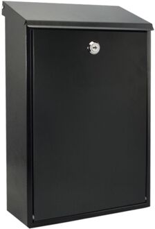 Sencys Wandbrievenbus 70 - Staal - Zwart - 25x40x10cm