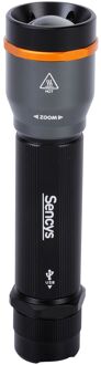 Sencys Zaklamp - 2000 Lm - Batterij