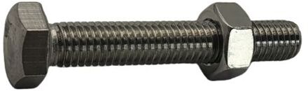Sencys Zeskantbout Met Moer - Roestvrij Staal - M8x50 Mm