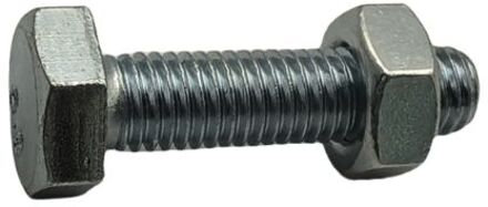 Sencys Zeskantbout Met Moer - Staal - M10x40 Mm