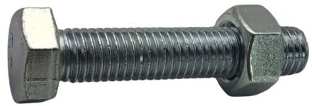 Sencys Zeskantbout Met Moer - Staal - M12x60 Mm
