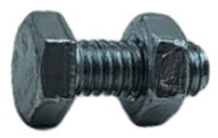 Sencys Zeskantbout Met Moer - Staal - M4x10 Mm