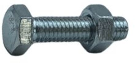 Sencys Zeskantbout Met Moer - Staal - M4x20 Mm