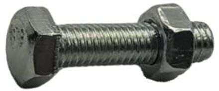 Sencys Zeskantbout Met Moer - Staal - M5x20 Mm