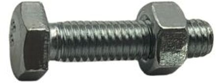 Sencys Zeskantbout Met Moer - Staal - M6x25 Mm
