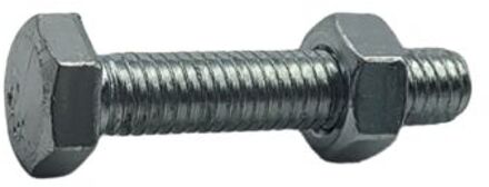 Sencys Zeskantbout Met Moer - Staal - M6x30 Mm