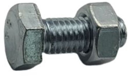 Sencys Zeskantbout Met Moer - Staal - M8x20 Mm