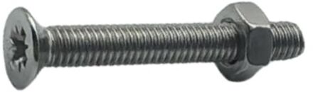 Sencys Zeskantbout - Roestvast Staal - M4x30 Mm