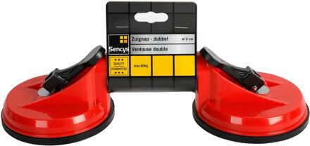 Sencys Zuignap Dubbel 12cm