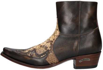 Sendra Heren Laarzen 9918 - Bruin - Maat 44