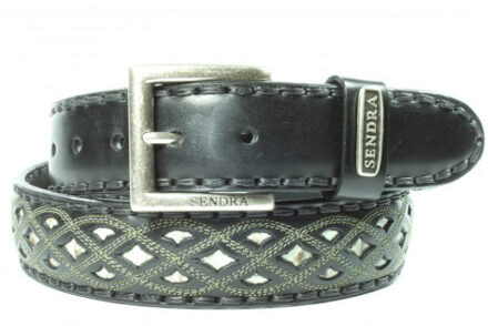 Sendra Riemen 8680-01 Zwart - 95