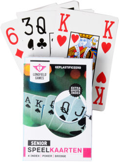 Senior Speelkaarten Wit