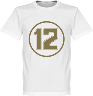 Senna 12 Retro T-Shirt - Wit - L