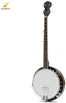 SENRHY 5 Strings Banjo Guitar Mahogany Wood Traditional Western Concert Bass Guitar For Musical Stringed Instruments
