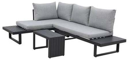 SenS-Line Delphi Loungeset - Multifunctioneel Zwart