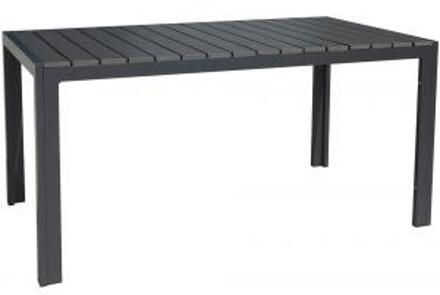 SenS-Line Jerry polywood table 160x90cm anthracite Grijs