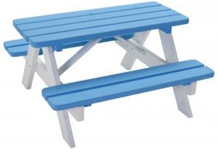 SenS-Line Kinder picknicktafel Mickey - 90 cm - Blauw/ Wit