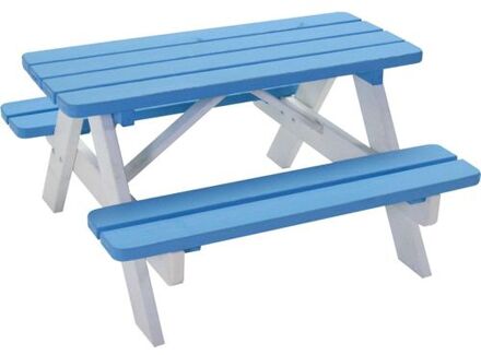 SenS-Line Kinder picknicktafel Mickey - 90 cm - Blauw/ Wit