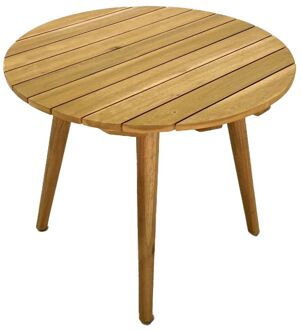 SenS-Line Lissabon Sidetable Rond - Bruin - Acaciahout - 47x47x55cm