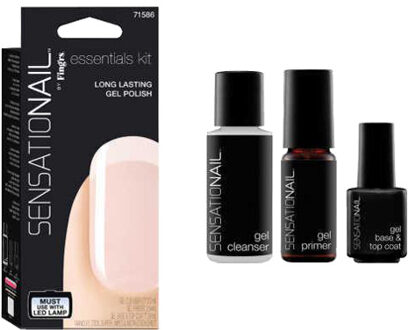 Sensationail Essentials kit aanvullingset Transparant - 000