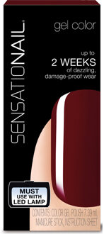 Sensationail gelnagellak - Miss behave Rood - 000