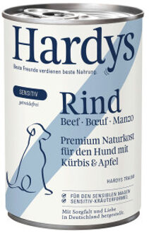 Sensitiv rund met pompoen en appel natvoer hond 24 x 800 g