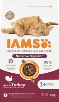 Sensitive Digestion - Kattenvoer - Kip - Kalkoen - 3 kg